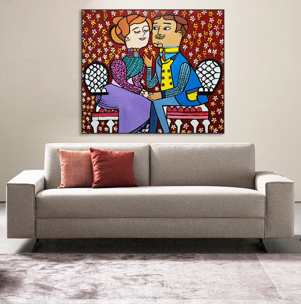 The Couple Painting